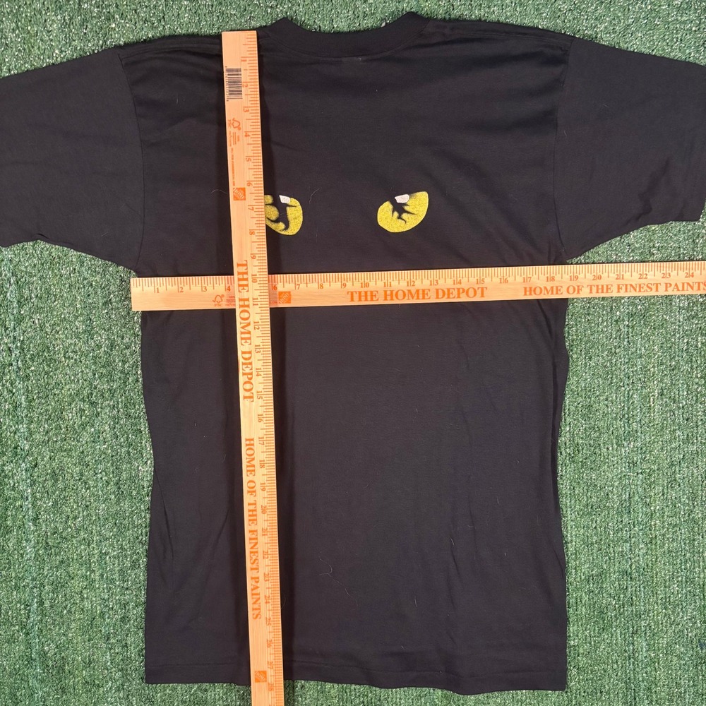 Vintage Cats Musical T-Shirt Mens XL Black Excellent 1981 Broadway Graphic Tee - Picture 5 of 5